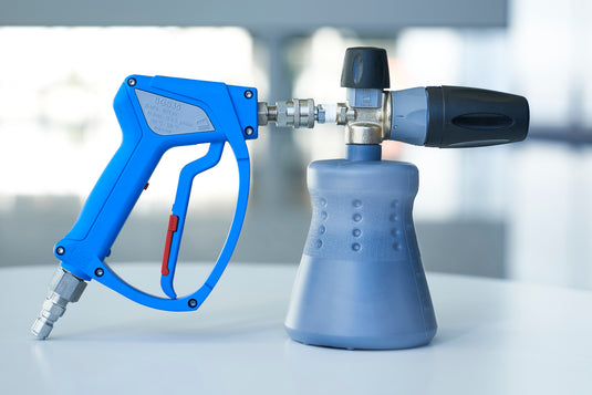 MTM Hydro SGS35 Acqualine Spray Gun with built in Stainless Swivel & QC's