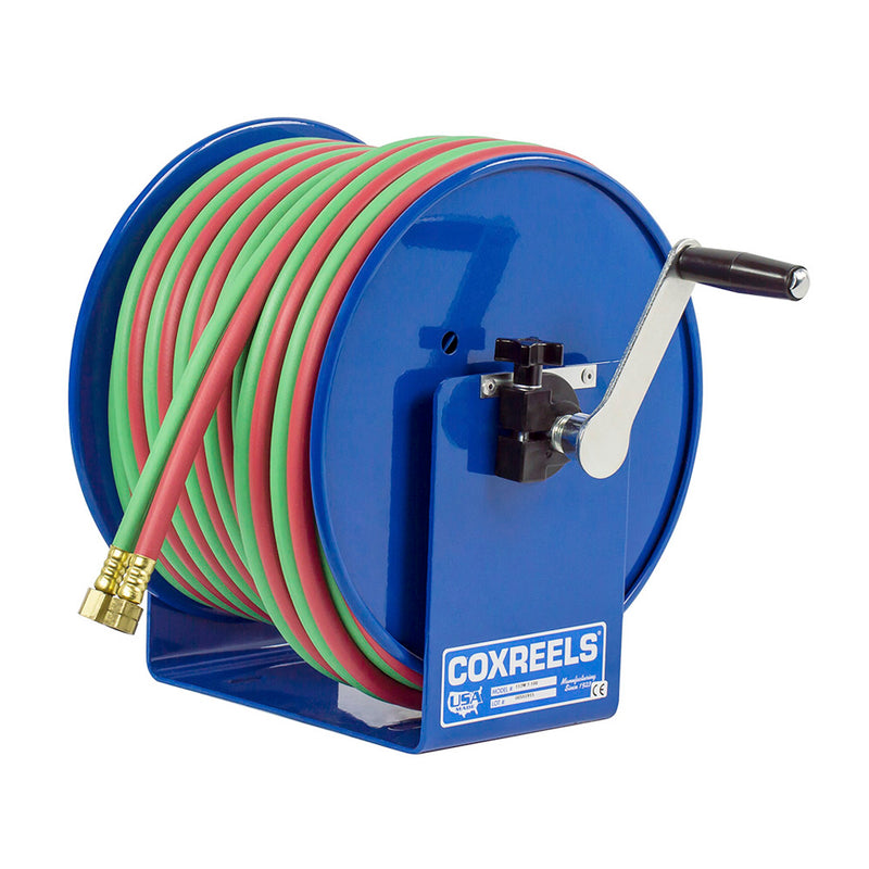 Load image into Gallery viewer, Coxreels Oxy-Acetylene Welding Hose Reel 100 feet 200 PSI (112W-1-100)
